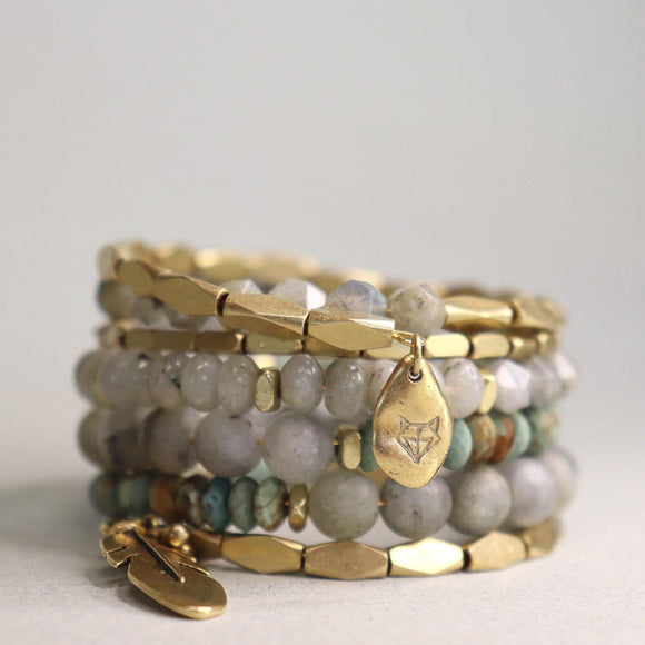 Tranquility Wrap Bracelet -  Fox & Bear